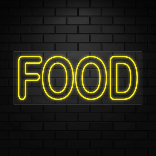 Insegna neon alimentare - insegna, per