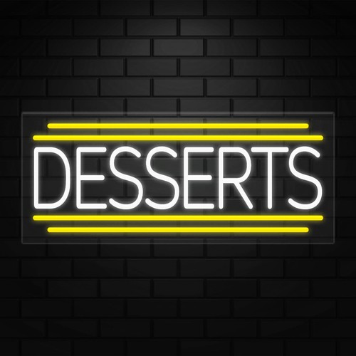 Insegna neon dessert per - dessert,