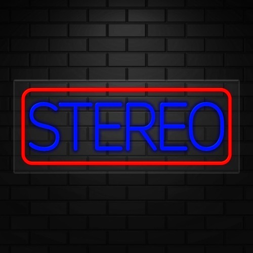 Insegna neon stereo per - neon,